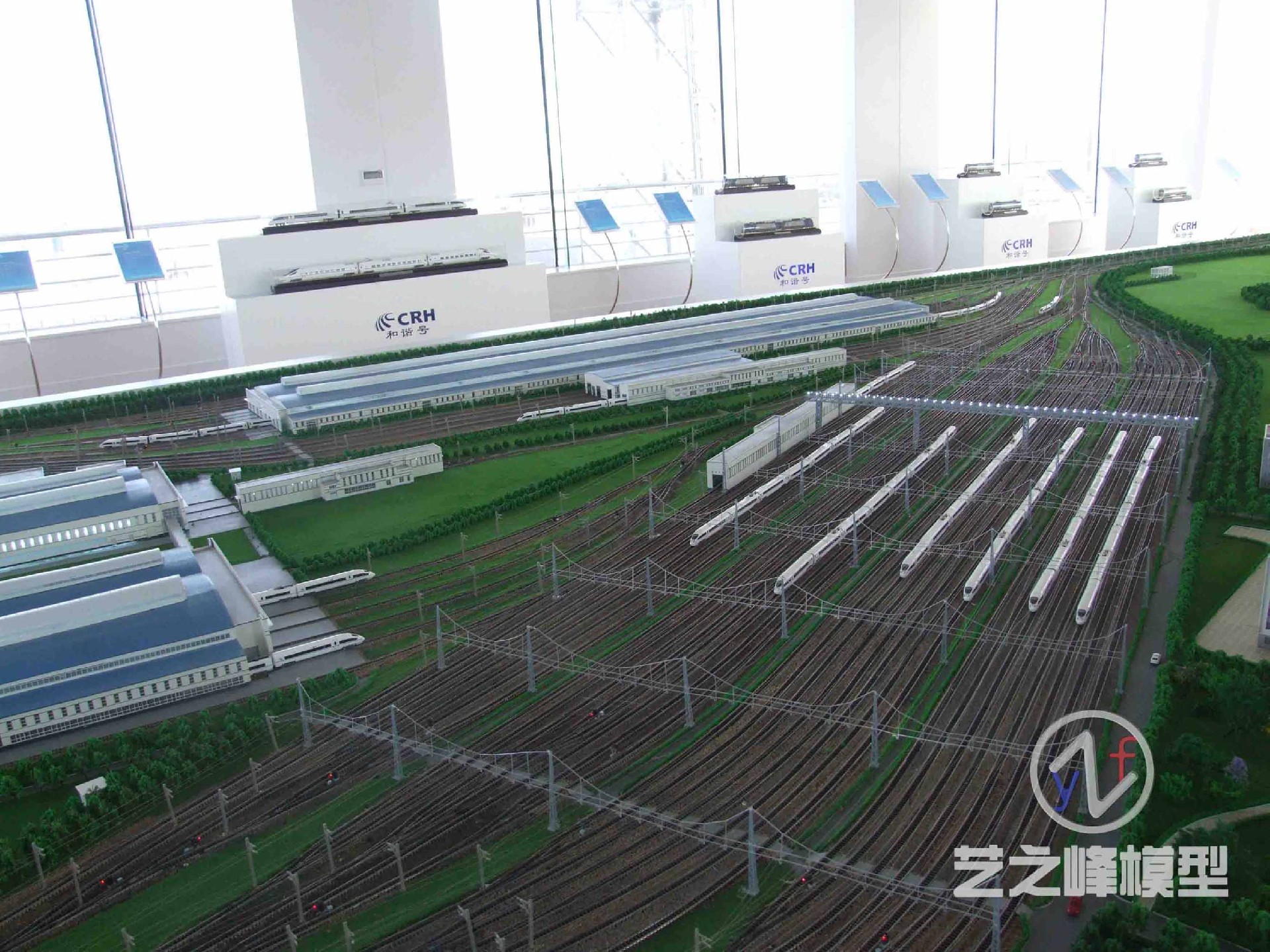 动车客车段模型