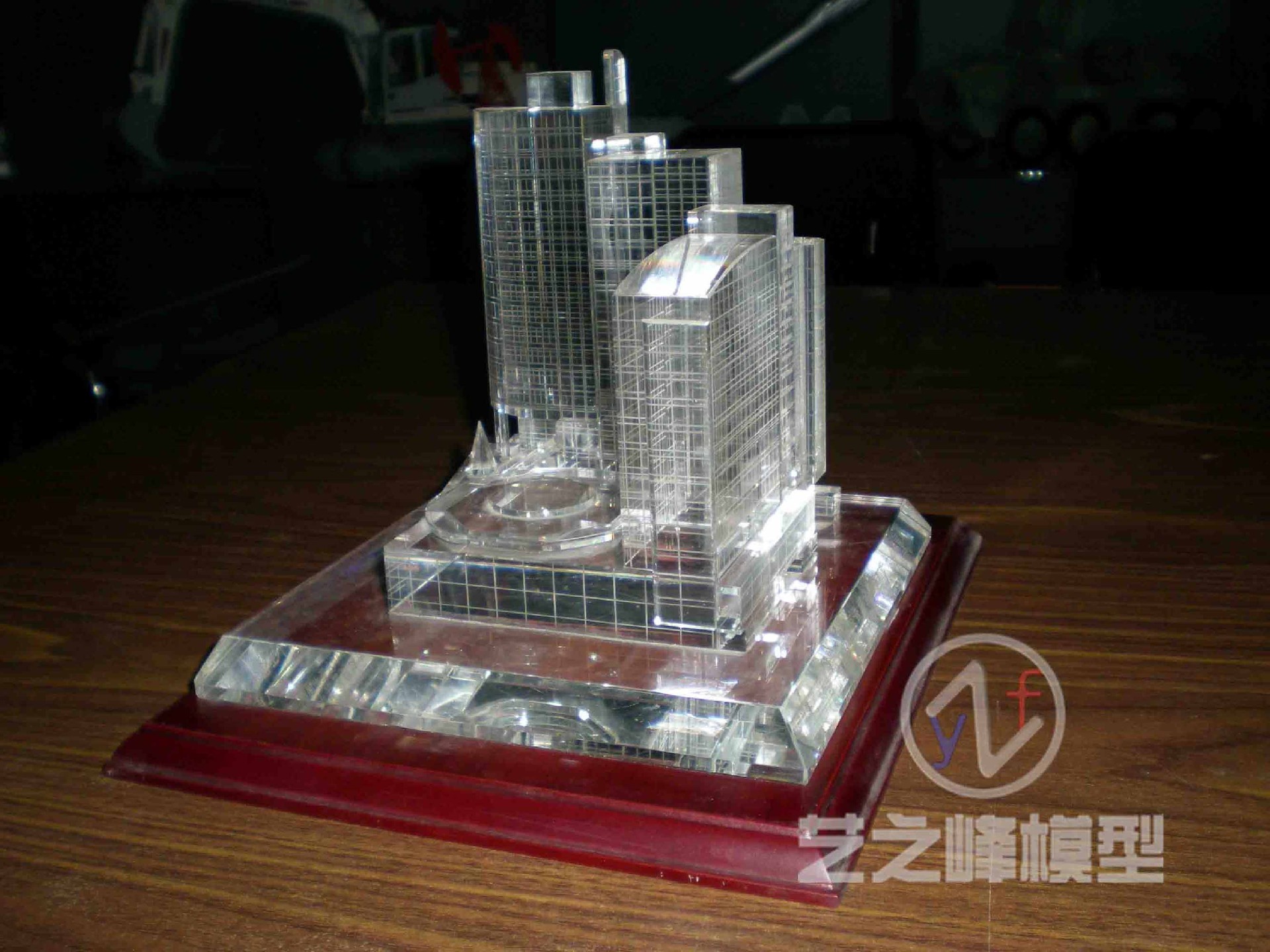 水晶建筑礼品模型