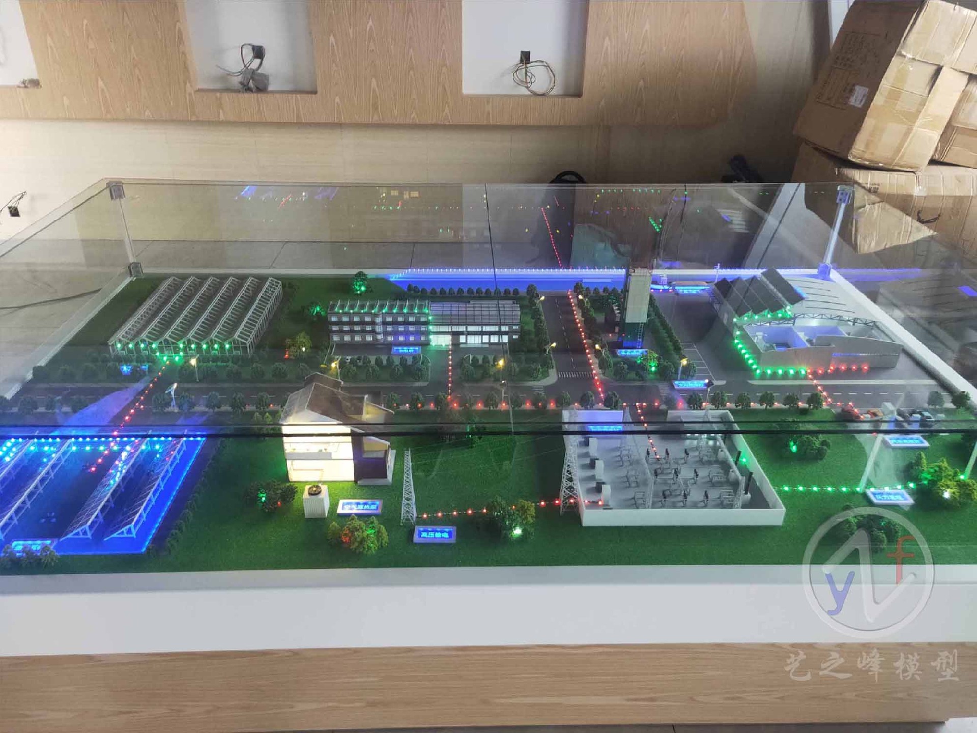 灌云供电所模型