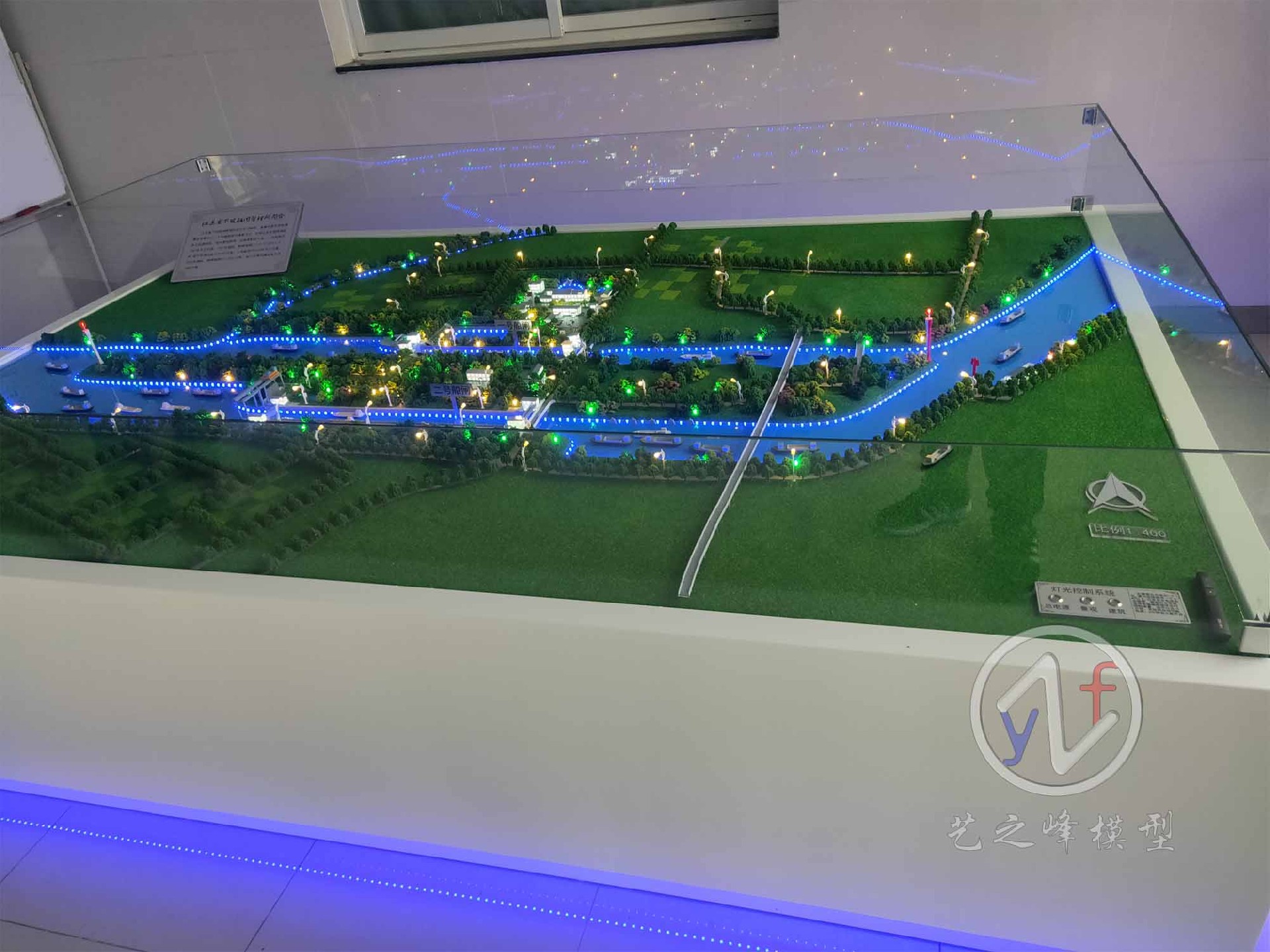 高淳下坝船闸模型